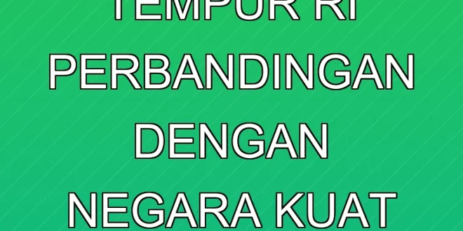 Jenis Jet Tempur RI & Perbandingan dengan Negara Kuat Dunia