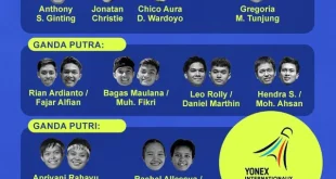 Jojo, Fajar, dan Fikri Belum Konfirmasi Wakil Indonesia French Open 2025