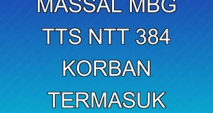 Keracunan Massal MBG TTS NTT: 384 Korban Termasuk Bayi & Ibu Hamil