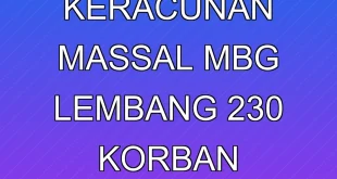 Kronologi Keracunan Massal MBG Lembang: 230 Korban Terpapar