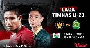 Live Streaming Uji Coba Timnas Indonesia U-23 vs India Terbaru