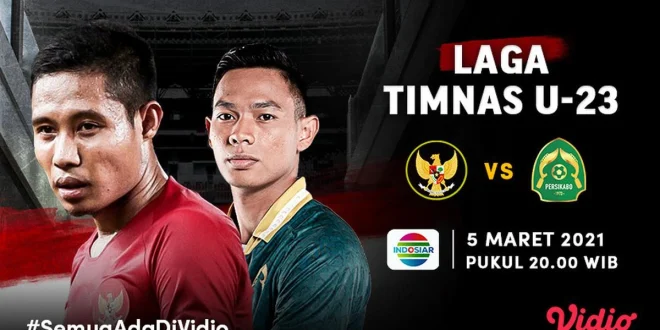 Live Streaming Uji Coba Timnas Indonesia U-23 vs India Terbaru