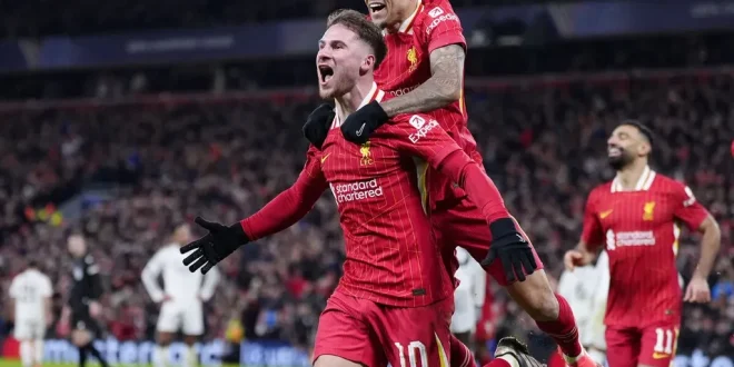 Liverpool Comeback Spektakuler Hajar Frankfurt 5-1 di Liga Champions