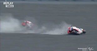 Marc Marquez Jatuh 2 Kali di Latihan MotoGP Mandalika 2025