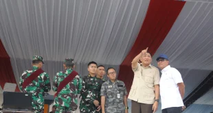 Menhan Sjafrie Tinjau Yonif Pulau Buru, Perkuat Pertahanan Maluku