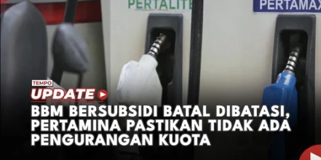 Pembatalan Pembelian BBM Vivo-APR: Dampak dan Kebijakan Pemerintah