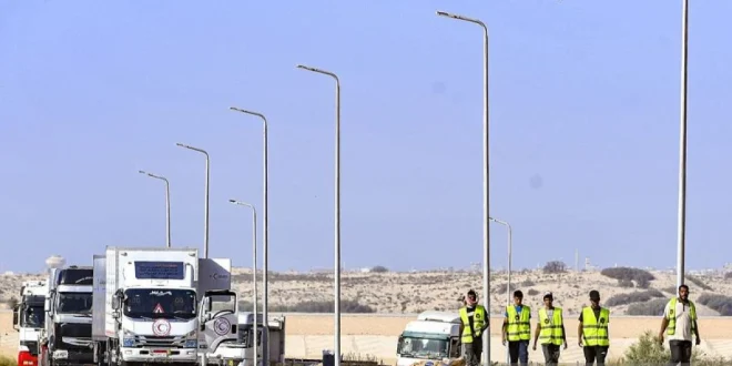 Pembukaan Perbatasan Rafah dan Antrean Truk Bantuan Gaza Terbaru