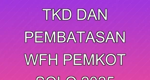Pemotongan TKD dan Pembatasan WFH Pemkot Solo 2025