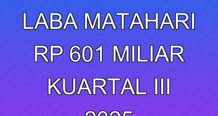 Penurunan Laba Matahari Rp 601 Miliar Kuartal III 2025