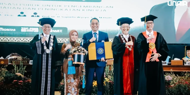 Politisi PAN Raih Doktor PSDM Universitas Airlangga 2025