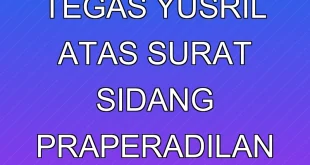 Respons Tegas Yusril atas Surat & Sidang Praperadilan Delpedro