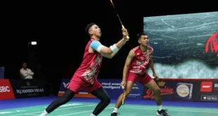 Rian Rahmat Kalahkan Aaron Soh di Denmark Open 2024
