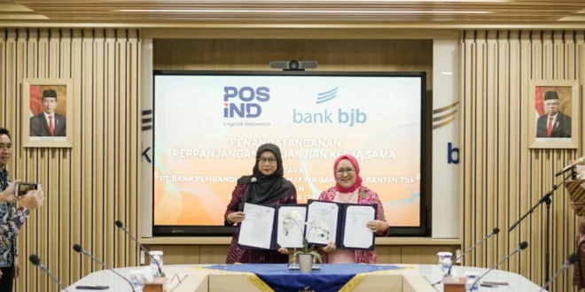 Sinergi Bank BJB & PT Pos Perkuat Layanan Keuangan Logistik 2025