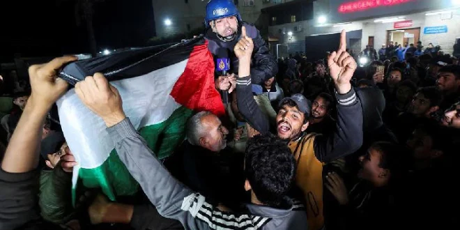 Tangis Haru Warga Palestina Sambut Pembebasan Tahanan Israel