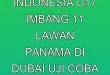 Timnas Indonesia U-17 Imbang 1-1 Lawan Panama di Dubai Uji Coba Terakhir