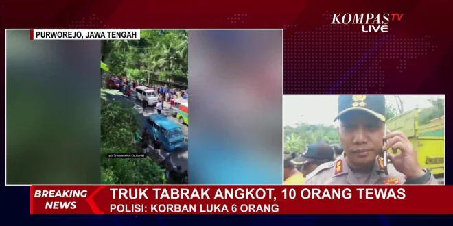 Truk Tabrak Angkot Pelajar Toba: 1 Tewas, 10 Luka Parah