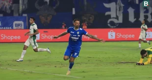 Tyronne del Pino Cetak 2 Gol Bawa Malut United Kalahkan Persib