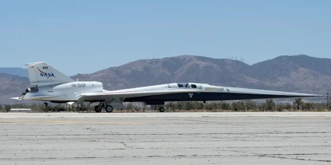Uji Coba Jet Supersonik Senyap X-59 NASA Pertama Kali Berhasil