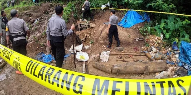 411 Lubang Tambang Emas Ilegal Mengancam TN Halimun-Salak