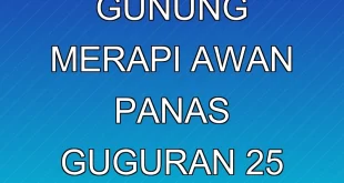 Aktivitas Gunung Merapi: Awan Panas Guguran 2,5 Km Terbaru