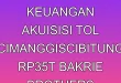 Analisis Keuangan Akuisisi Tol Cimanggis-Cibitung Rp3,5T Bakrie Brothers