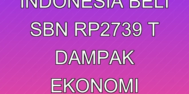 Bank Indonesia Beli SBN Rp273,9 T: Dampak Ekonomi & Pasar 2025