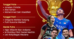 Daftar 13 Wakil Indonesia di Australia Open 2025 Resmi Diumumkan