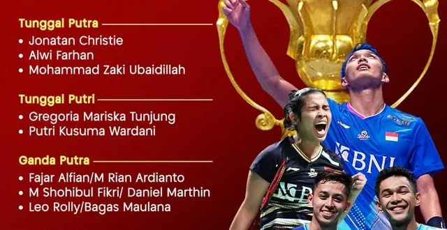 Daftar 13 Wakil Indonesia di Australia Open 2025 Resmi Diumumkan