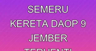 Dampak Erupsi Semeru: Kereta Daop 9 Jember Terhenti Sementara