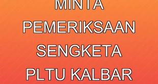 Halim Kalla Minta Pemeriksaan Sengketa PLTU Kalbar Terbaru