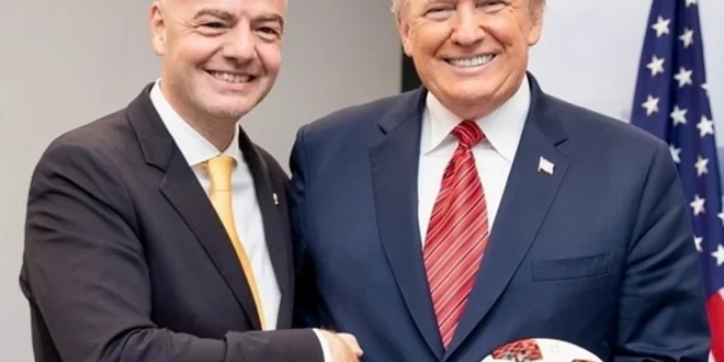 Infantino Terima FIFA Peace Prize, Trump Pemenang Pertama