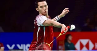 Jonatan Lolos Final Hylo Open 2025 dengan Kemenangan Dramatis