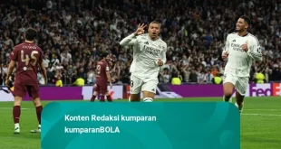 Mbappe Tidak Cetak Hattrick 7 Menit saat Madrid Kalahkan Olympiakos