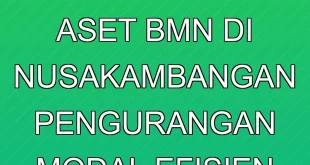 Optimalisasi Aset BMN di Nusakambangan: Pengurangan Modal Efisien