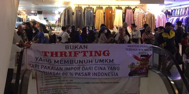 Penindakan Tegas Larangan Thrifting dan Dampak Kebangkrutan Perusahaan