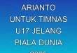 Pesan Nova Arianto untuk Timnas U-17 Jelang Piala Dunia 2025