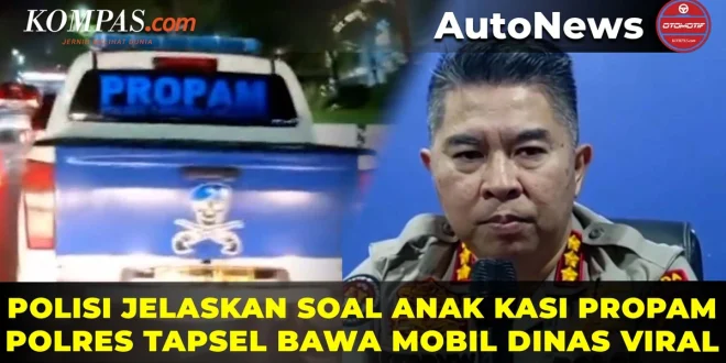 Polri Usut Motif Pria Bawa Mobil Barbuk Anak Anggota Propam