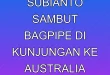 Prabowo Subianto Sambut Bagpipe di Kunjungan ke Australia 2025