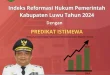 Predikat Istimewa Kemendagri di Indeks Reformasi Hukum 2025