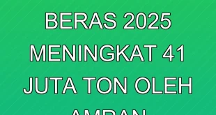 Proyeksi Produksi Beras 2025 Meningkat 4,1 Juta Ton oleh Amran Sulaiman