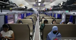 PT KAI Operasikan 7.982 Perjalanan Kereta Libur Nataru 2024