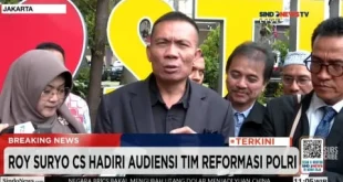 Refly Harun Walk Out, Roy Suryo Tolak Reformasi Polri 2024