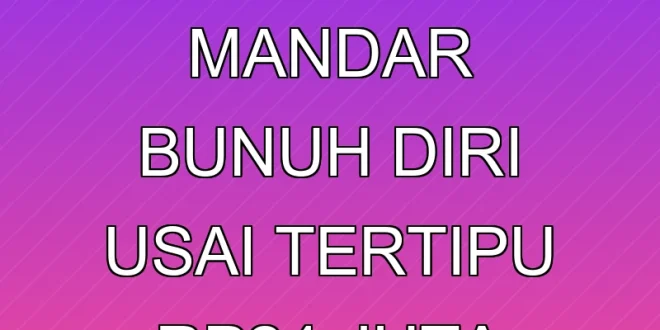 Remaja Polewali Mandar Bunuh Diri Usai Tertipu Rp24 Juta Online