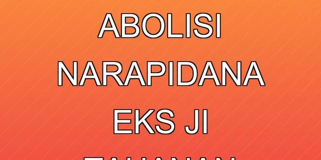 Rencana Amnesti dan Abolisi Narapidana Eks JI & Tahanan Politik