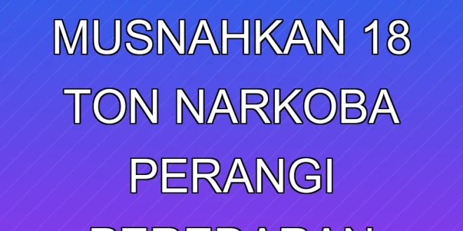 Republik Dominika Musnahkan 1,8 Ton Narkoba, Perangi Peredaran Ilegal