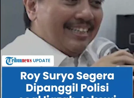 Roy Suryo Diperiksa Tersangka Kasus Pemalsuan Ijazah Jokowi