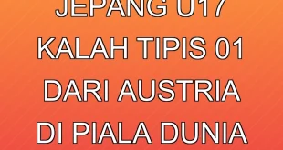 Timnas Jepang U-17 Kalah Tipis 0-1 dari Austria di Piala Dunia FIFA 2025