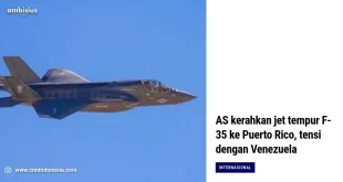 5 Jet Tempur AS Patroli Dekat Venezuela, Dampak Blokade Minyak