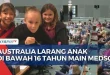 Australia Larang Anak Bawah 16 Tahun Main Media Sosial