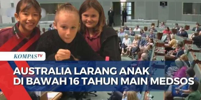 Australia Larang Anak Bawah 16 Tahun Main Media Sosial